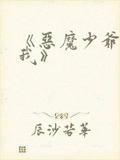 《恶魔少爷别惹我》封面