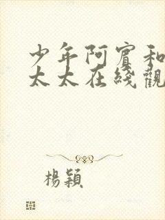 少年阿宾和房东太太在线观看