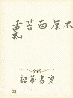 舌苔白厚不是湿气封面