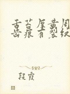 舌苔厚黄周边有齿痕有裂纹