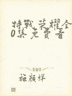 特战荣耀全集40集免费看