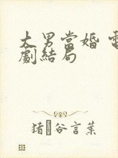 大男当婚 电视剧结局