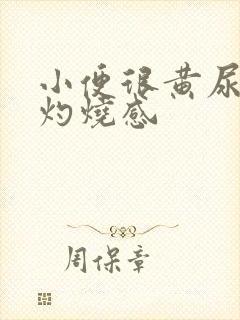 小便很黄尿道口灼烧感封面