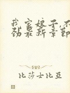 我家娘子,不对劲最新章节目录