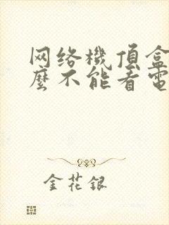 网络机顶盒为什么不能看电视了