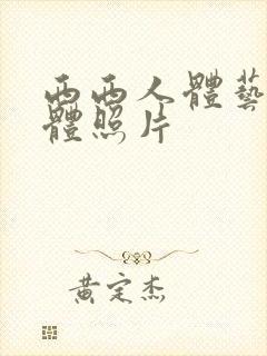 西西人体艺术裸体照片封面