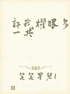 许我耀眼多少集一共