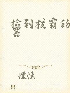 捡到校霸的遥控器