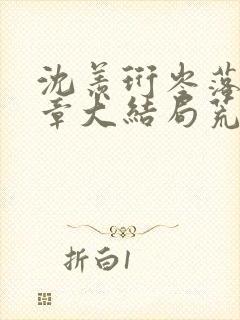 沈羡珩岑落20章大结局荒夜