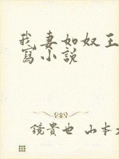 我妻如奴王琳续写小说