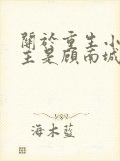 关于重生小说男主是顾南城封面