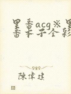 里番acg※里番本子全彩