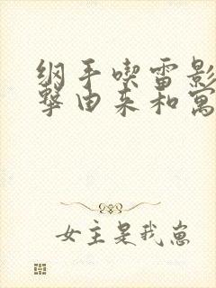 纲手吃雷影大狙击由来和寓意