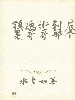 镇魂街到底哪个是哥哥哪个是弟弟