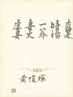 虐妻一时爽,追妻火葬场是什么意思