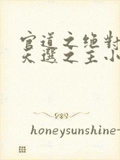 官道之绝对权力天选之主小说免费看