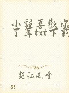 小说喜欢你我说了算txt下载