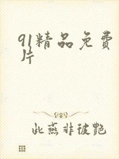 91精品免费毛片封面
