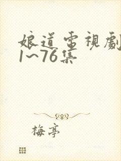 娘道电视剧全集1~76集封面