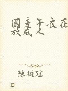 国产午夜在线播放成人