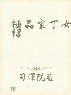 极品家丁女主介绍