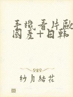 手机看片欧美+国产+日韩