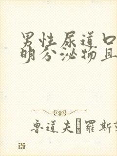 男性尿道口有透明分泌物且拉丝封面