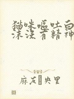 猫咪呕吐白色泡沫没有精神