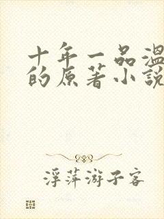 十年一品温如言的原著小说