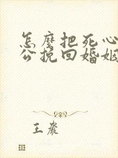 怎么把死心的老公挽回婚姻