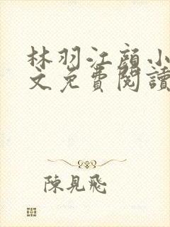 林羽江颜小说全文免费阅读封面