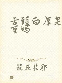 舌头白厚是湿气重吗