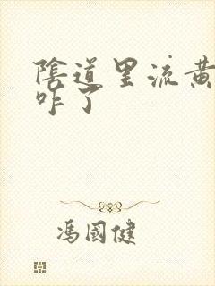 阴道里流黄水是咋了封面