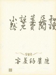 小说叶辰和萧初然免费阅读封面