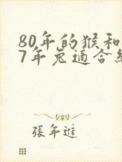 80年的猴和87年兔适合结婚吗