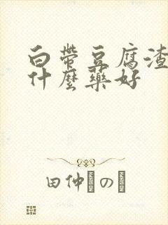 白带豆腐渣状吃什么药好