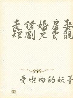 走错婚房娶对妻短剧免费观看