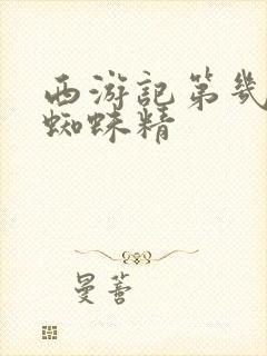 西游记第几集是蜘蛛精