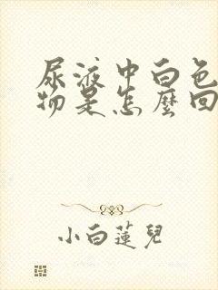 尿液中白色沉淀物是怎么回事