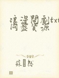 浪漫闹剧txt网盘资源封面