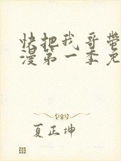 快把我哥带走动漫第一季免费观看