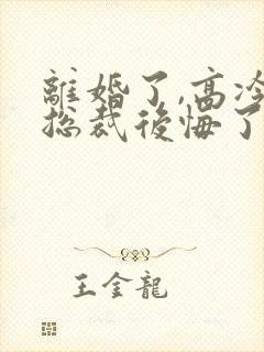 离婚了,高冷女总裁后悔了封面