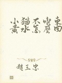 小猫不吃东西吐黄水怎么回事