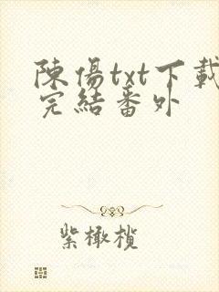 陈伤txt下载完结番外