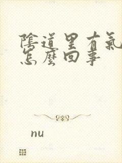 阴道里有气排出怎么回事封面