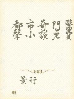 都市奇门医圣有声小说免费