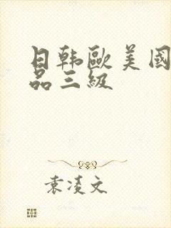 日韩欧美国产精品三级