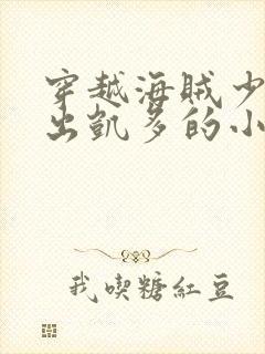 穿越海贼少将放出凯多的小说封面