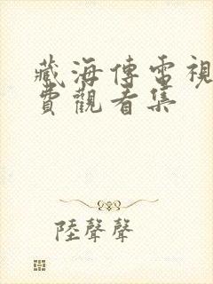 藏海传电视剧免费观看集