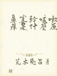 鼻塞干咳嗽喉咙痒是什么原因